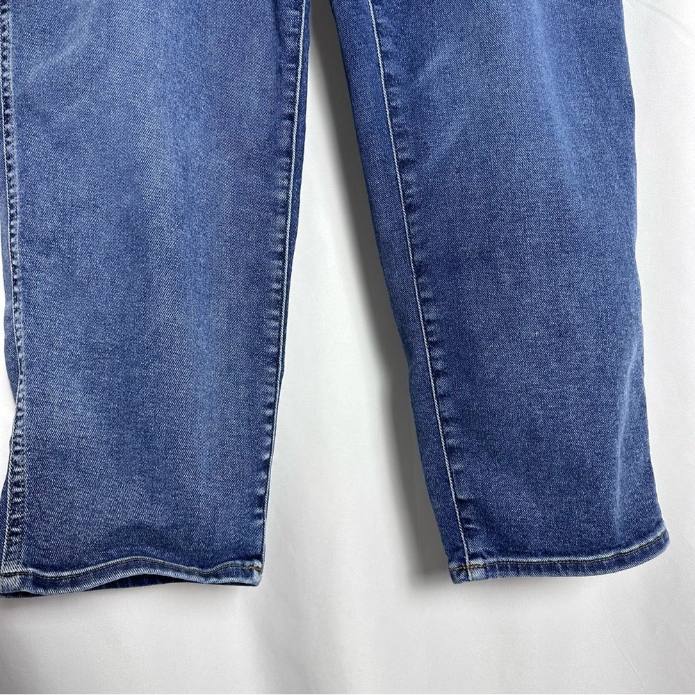 Madewell Pull-On Relaxed Jeans Drawstring Waistband High Waisted Large Hi Rise - Picture 9 of 12